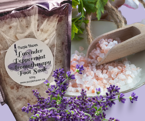 Lavender Peppermint Aromatherapy Foot Soak